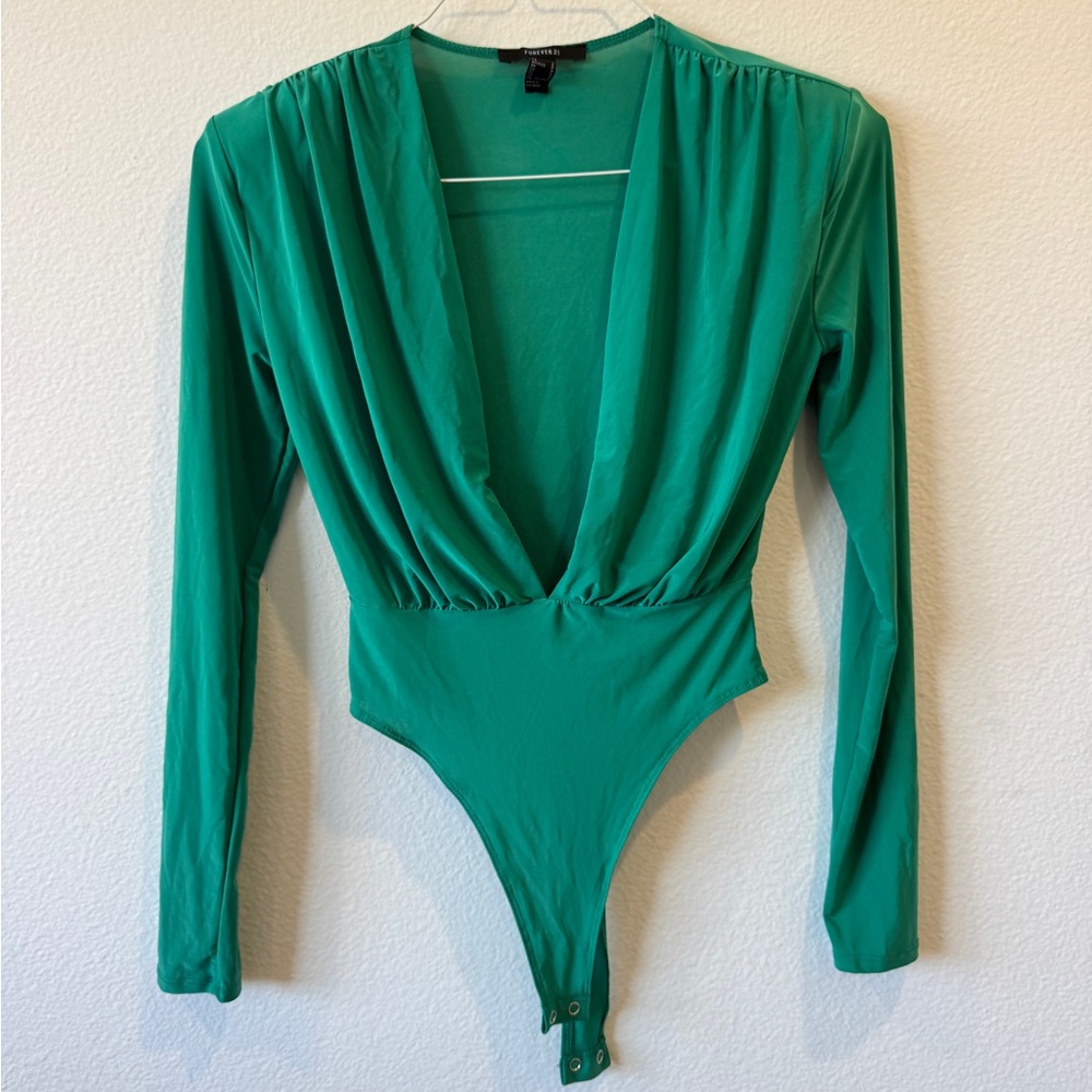 Forever 21 Teal Blouse